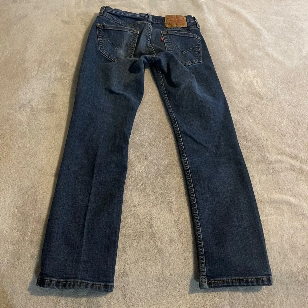 Vintage Levis 511 Slim Fit Jeans‎ Mens 29x30 Blue Dark Wash Denim Pants Stretch